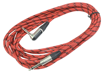 Guitar Lead 6M Braided Straight to Rig 